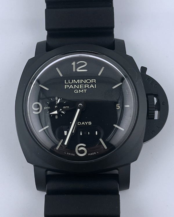 2018 Panerai Luminor 10 Days GMT Ceramic Black Dial